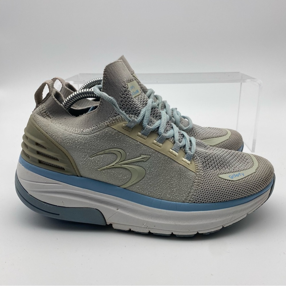 Gravity Defyer MATeeM Women Size 7 Shoes Gray Running Athletic Cross Trainer
